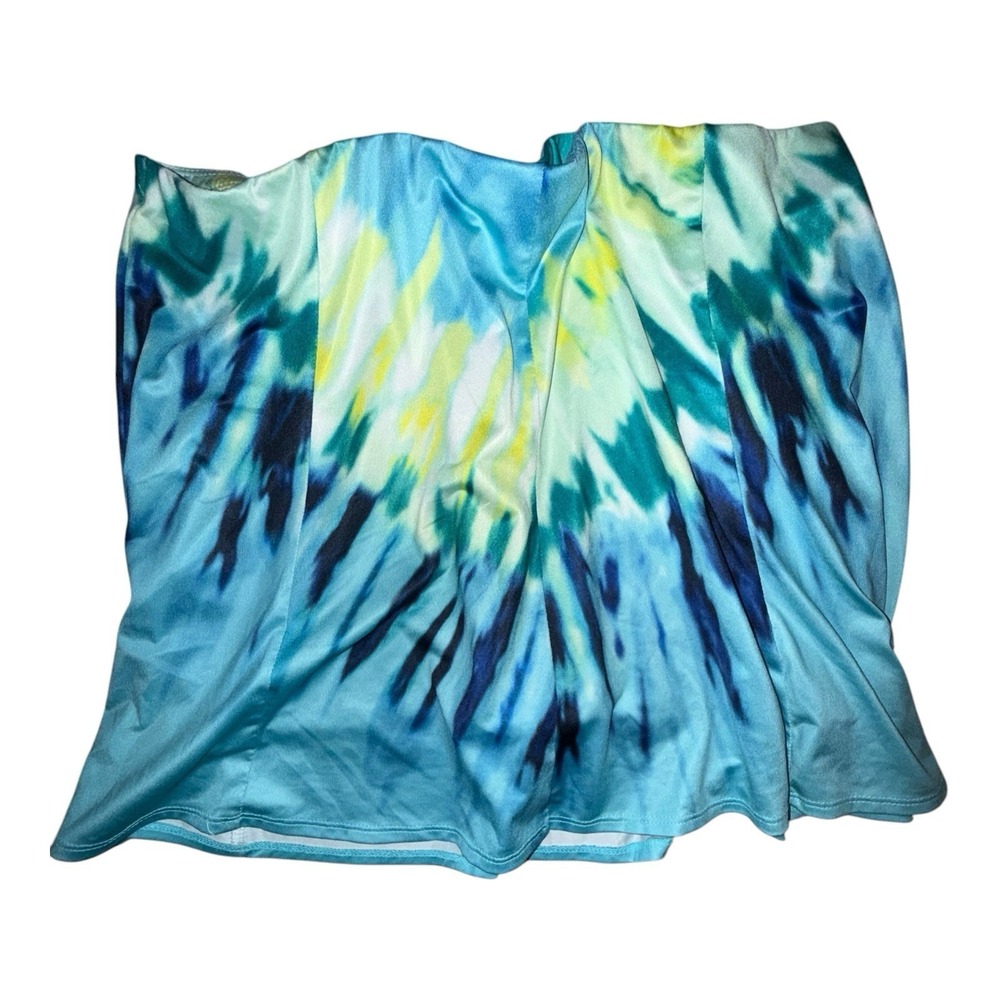 Lucky in Love Skort Skirt Women's Size XL Blue Tie-dye Pickleball Athletic Golf